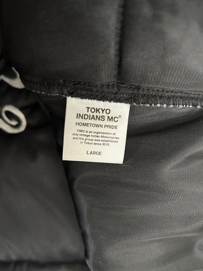 TOKYO INDIANS MC 東京インディアンズ ナイロンベスト　黒　L