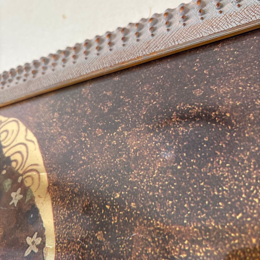 アート　クリムト　キス　レリーフ 額装　大きめサイズ　オーダー品