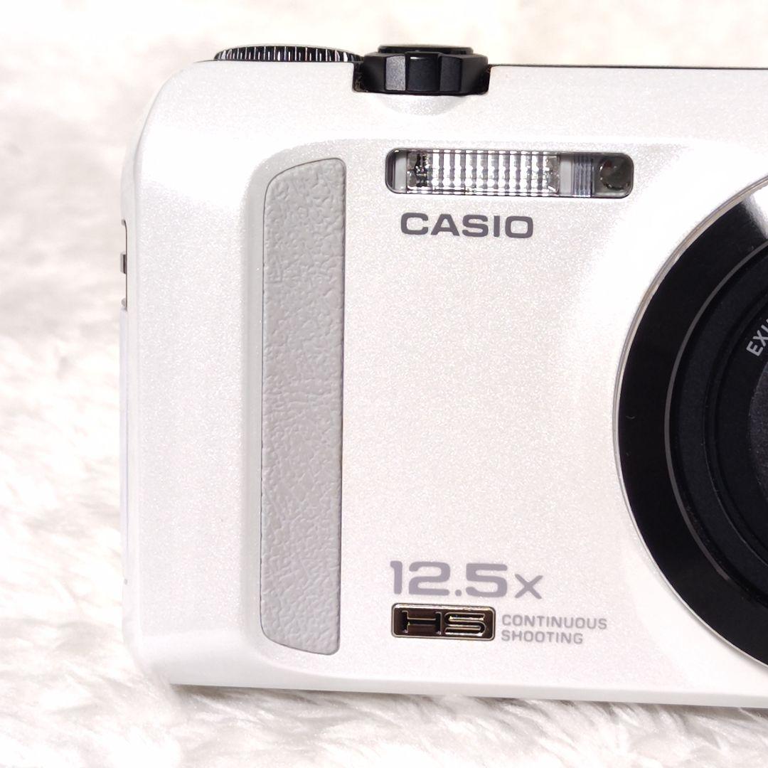 美品✨ CASIO EXILIM EX-ZR200 ホワイト バッテリー 充電器