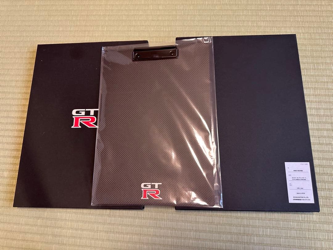 【希少◇絶版品】GT-R クリップボード カーボンファイバー製