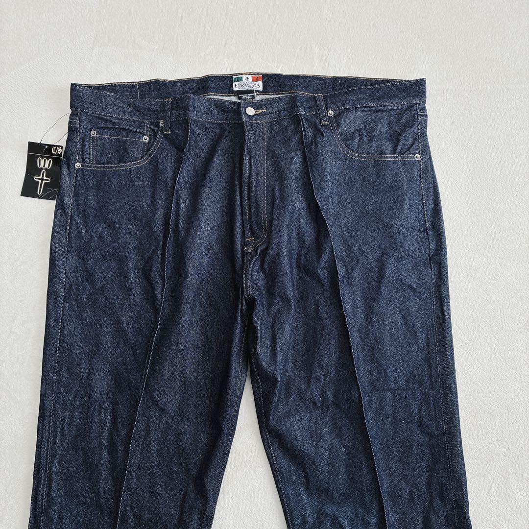 新品未使用firmeza 真っ紺　デニム　廃盤　希少　でか履き　F501Z
