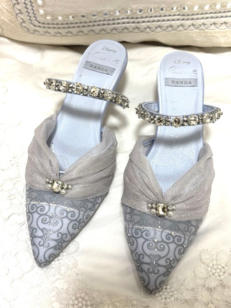 RANDA ディズニー“シンデレラ”ドレスアップミュール Mサイズ
