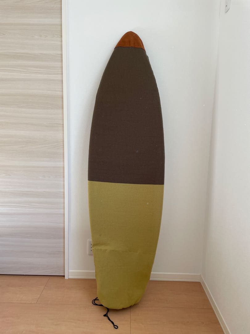 【カバー付】DHD DX1 ショートボード ホワイト/グリーン