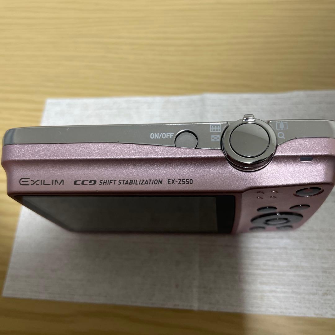 CASIO カシオ EX-Z550 コンパクトデジタルカメラ ピンク