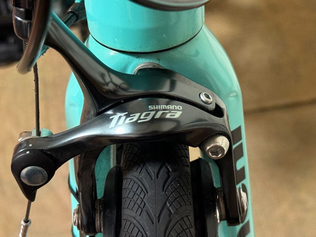 Bianchi via nirone7 Celeste TIAGRAコンポセット