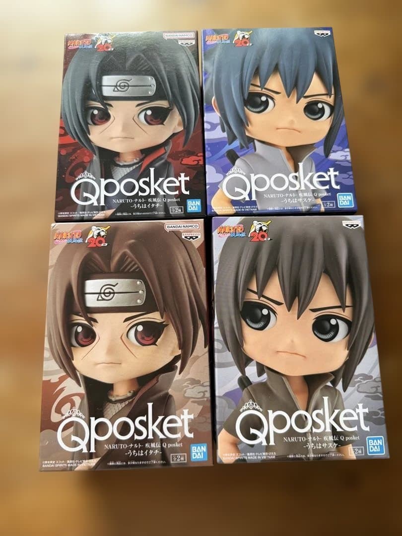 ナルト NARUTO フィギュア Qposket うちはイタチ うちはサスケ