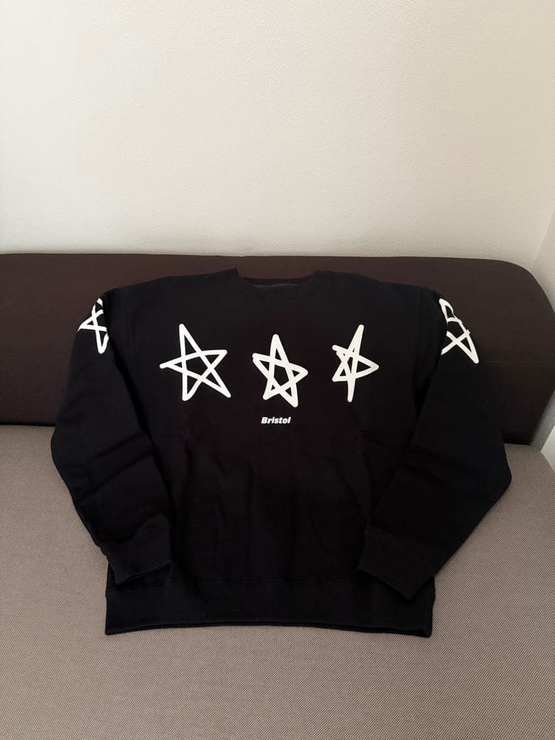 トップス F.C.Real Bristol STAR CREWNECK SWEAT S