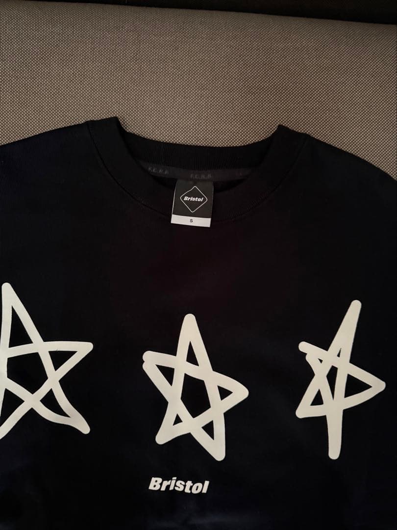 トップス F.C.Real Bristol STAR CREWNECK SWEAT S