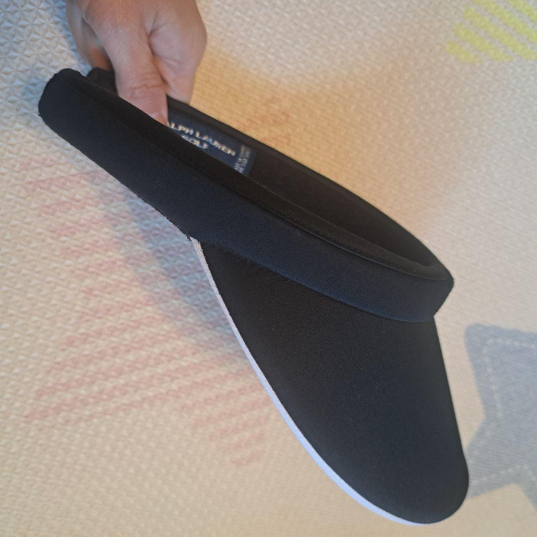 Ralph Lauren golf 黒 サンバイザー ポロラルフローレン　ゴルフ