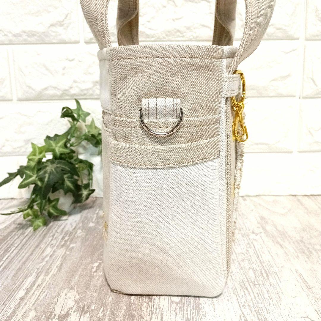 リメイクデニム★SquareサイドPトートバッグ　★A★