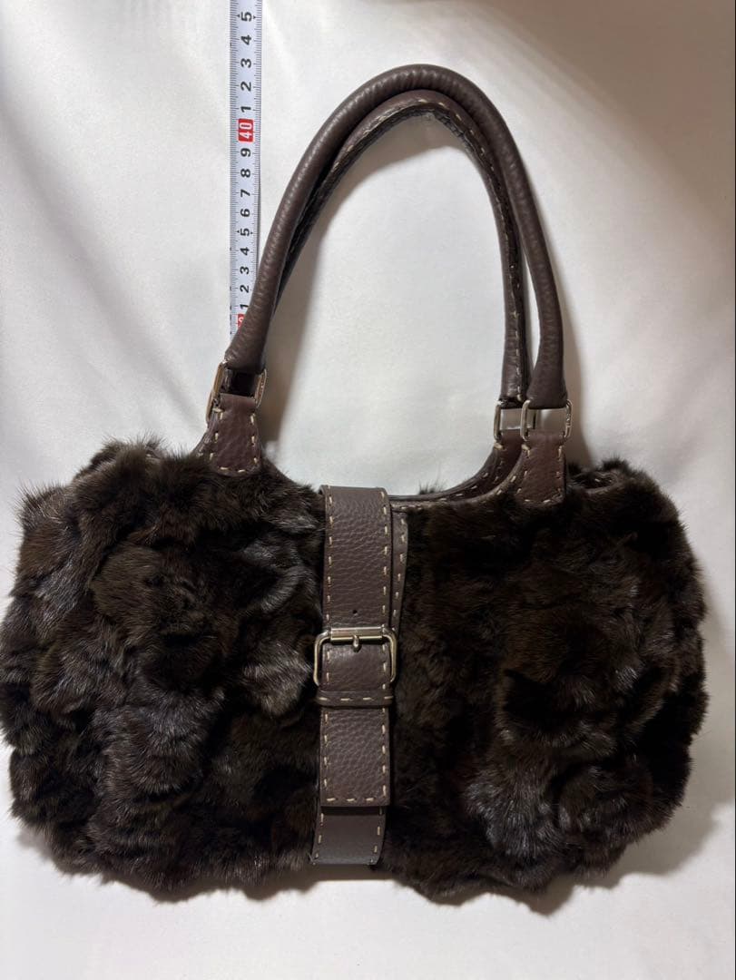 n*n様 FENDI フェンディ ハンド　バック　ミンクファーバッグ セレリア