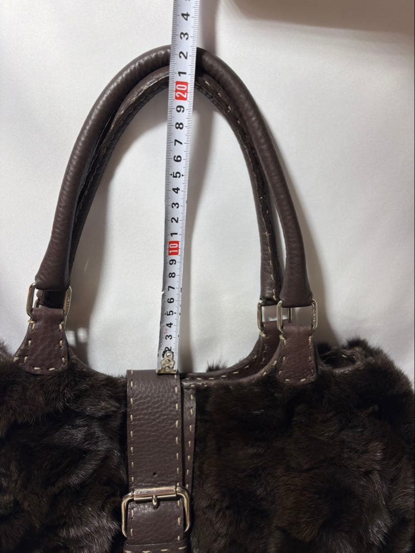 n*n様 FENDI フェンディ ハンド　バック　ミンクファーバッグ セレリア