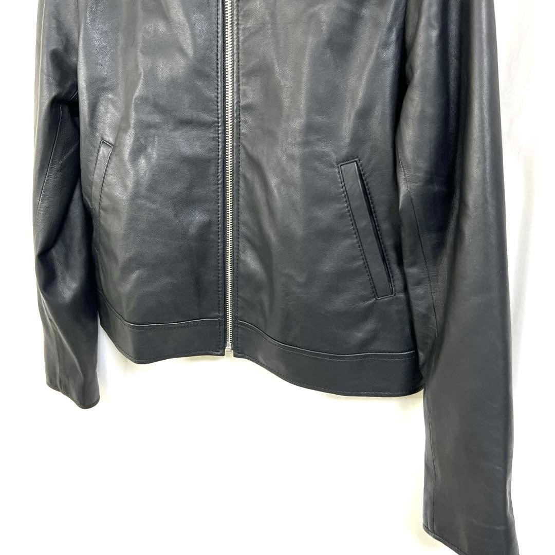 美品McGREGOR ライダースジャケット　革ジャン　レザージャケット　ブラック