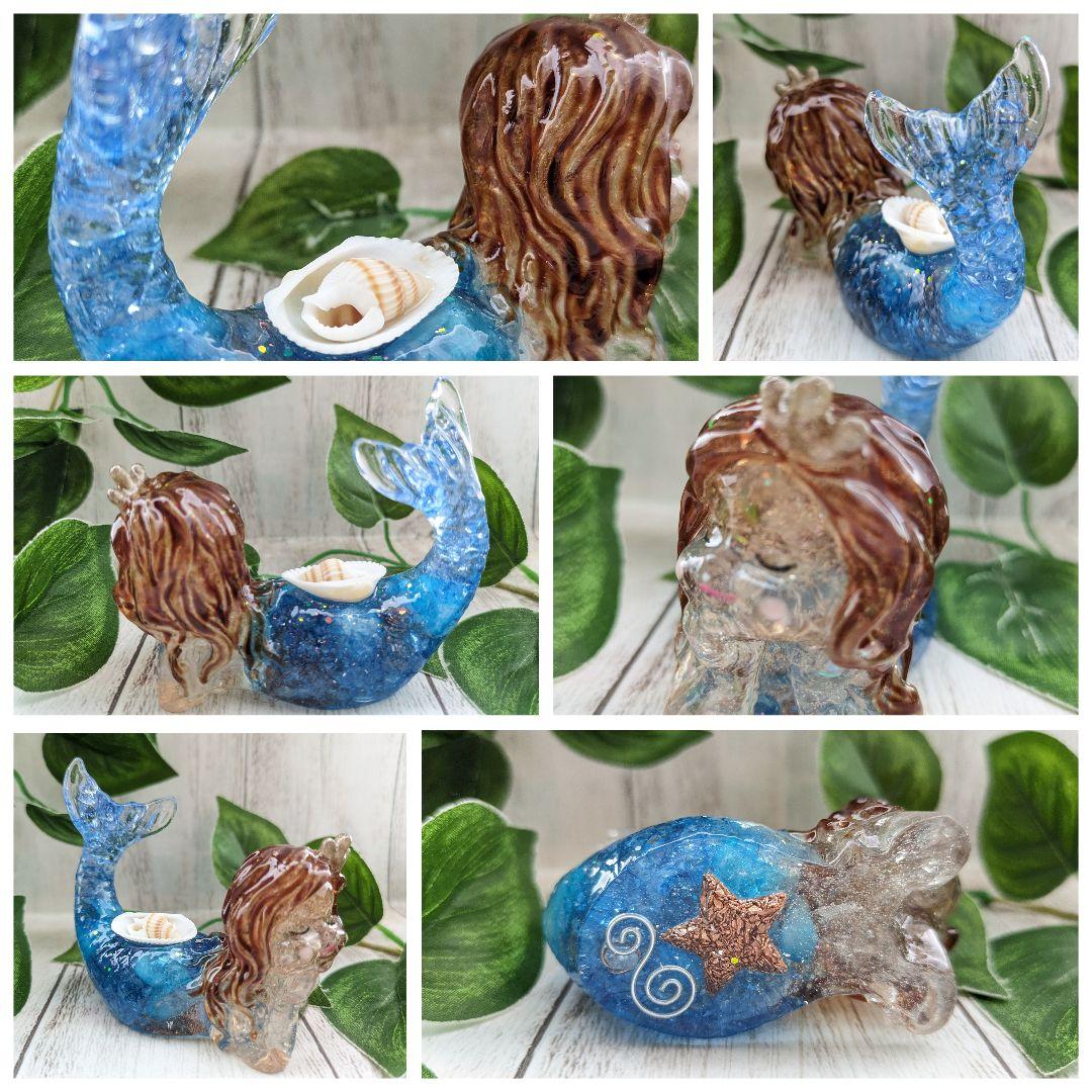 【Milky】ペリドット✕プレナイトのユニコーン形オルゴナイト☆他８点