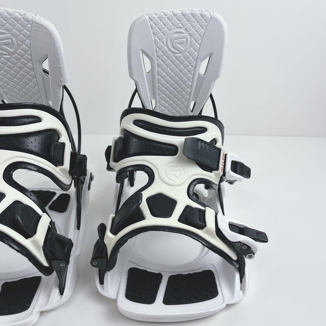 FLOW フロー スノーボード ビンディング ALPHA LG-Lホワイト