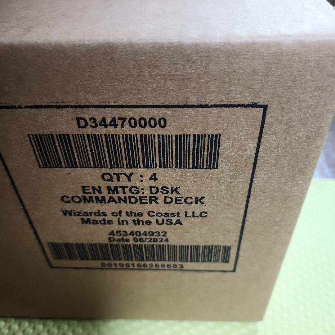 MTG ダスクモーン：戦慄の館 統率者デッキ４種セット 英語