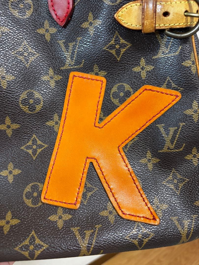 正規品 ルイヴィトン モノグラム ハンドバッグ ※Kイニシャル後付け