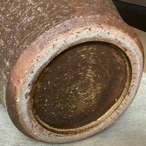 大壺　傘立て 小鹿田焼 刷毛 庭　陶器 インテリア