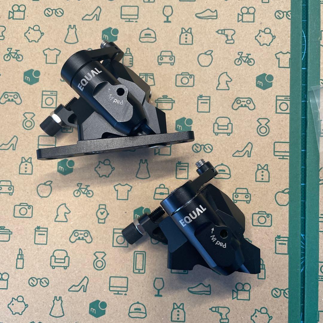 グロータック EQUAL 機械式ディスクブレーキ 黒 DURA-ACE ケーブル