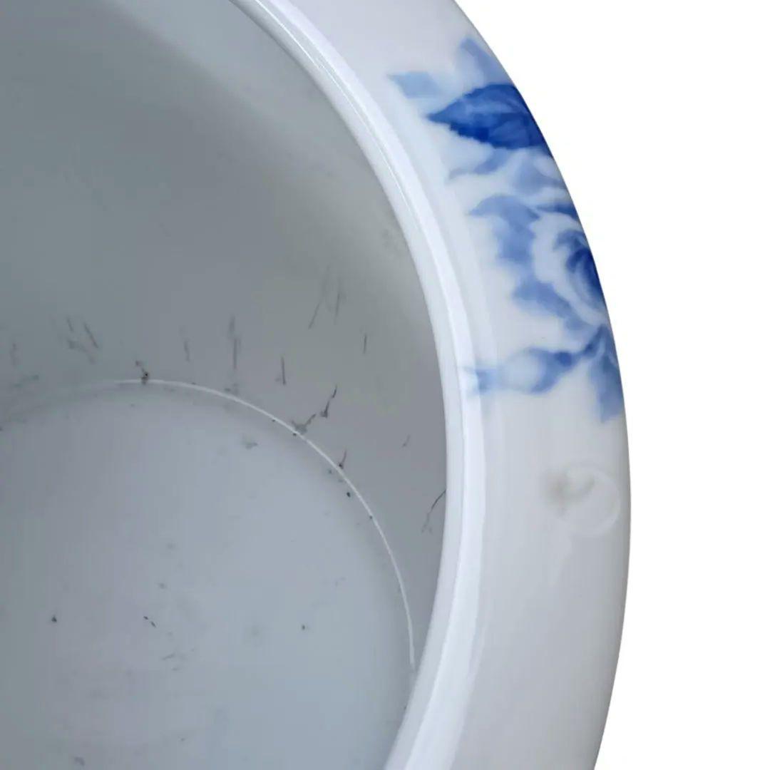 オールドノリタケ　火鉢　ブルーローズ　②