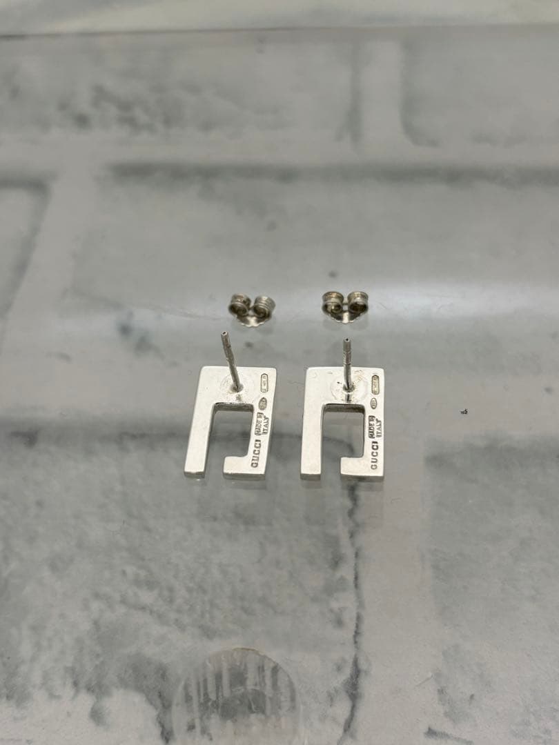 美品　オールドグッチ　GUCCI Gシェイプ　ピアス　トムフォード期