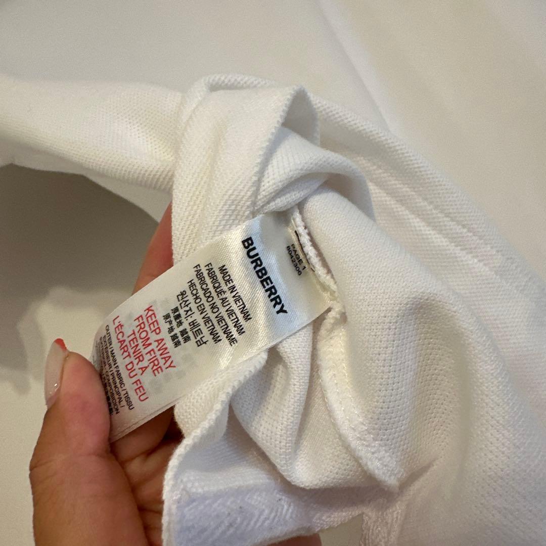 みえこ様【バーバリー】ポロシャツ　150サイズ　ロゴ　ノバチェック　人気