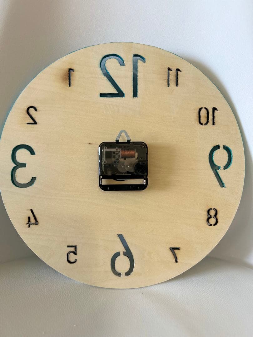 レジンアート海の壁掛け時計