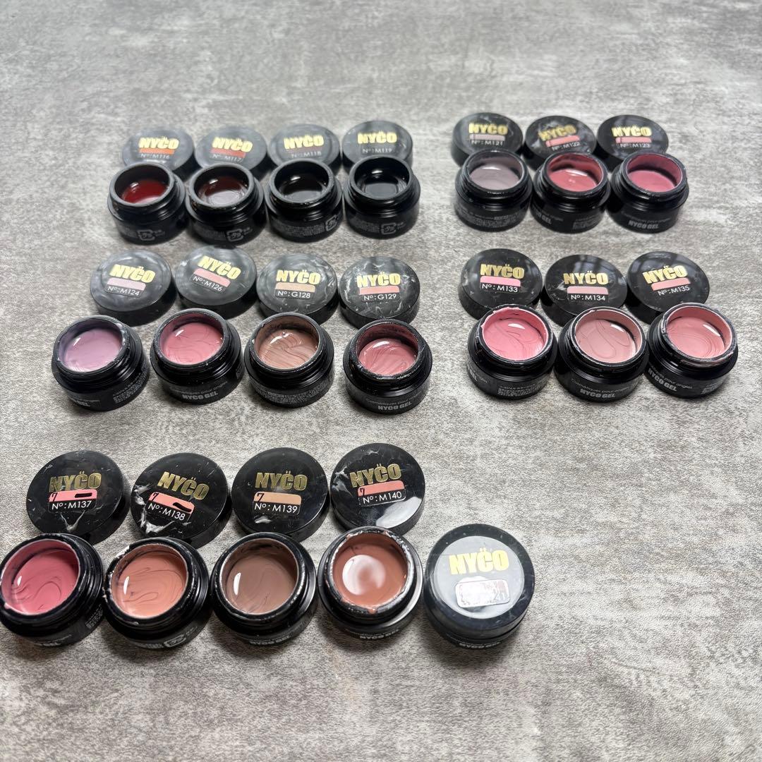 ニコジェル NYCOJEL 19点セット まとめ ヌーディーカラー
