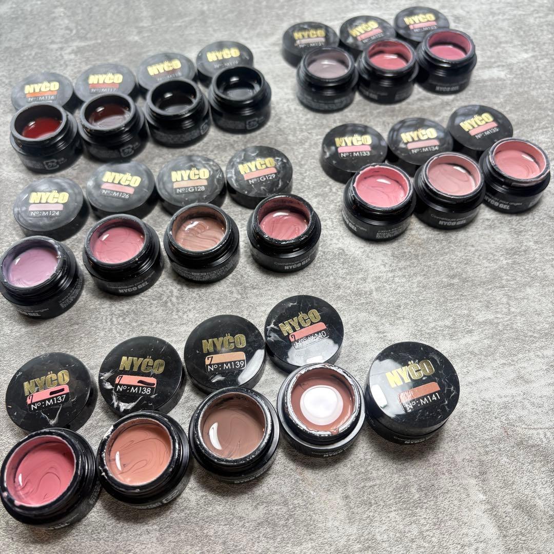 ニコジェル NYCOJEL 19点セット まとめ ヌーディーカラー