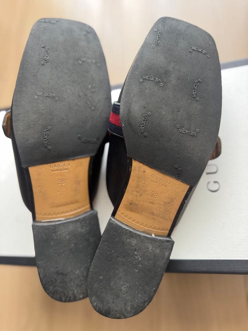 GUCCI マーモント　レディース　ミュール スリッパ　サイズ38