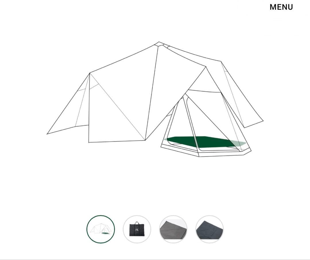 サバティカル　スカイパイロット　インナーテントマット