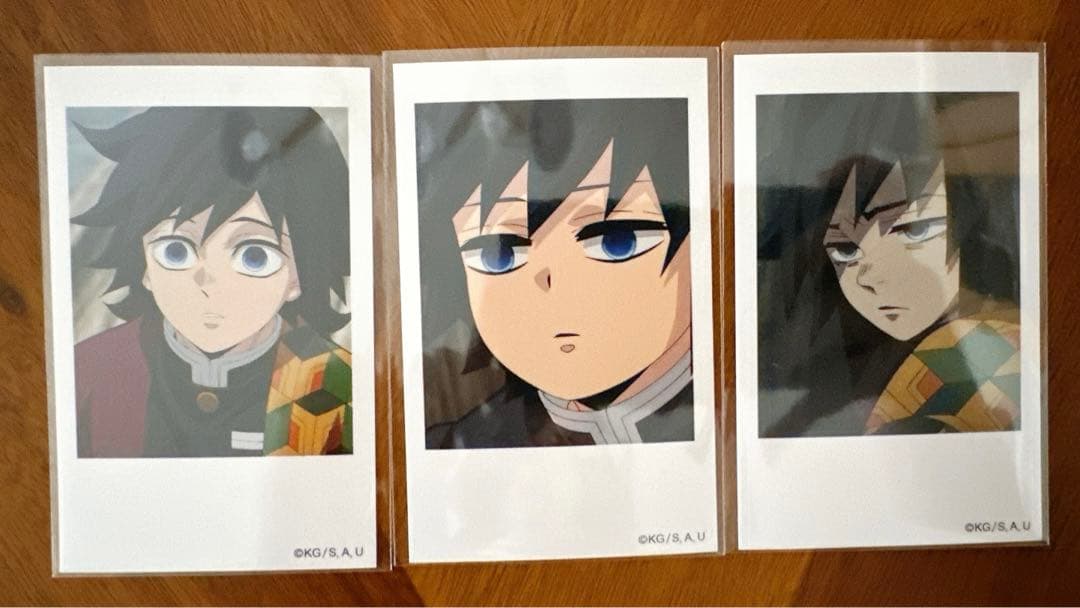 鬼滅の刃　柱カフェ　冨岡義勇　ランダムチェキ風ブロマイド　④