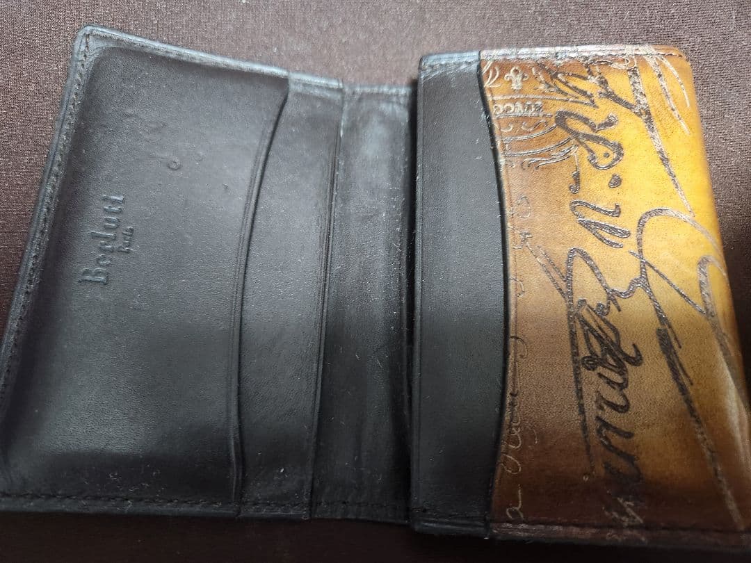 ベルルッティ 名刺入れ ゴールデンパティーヌ