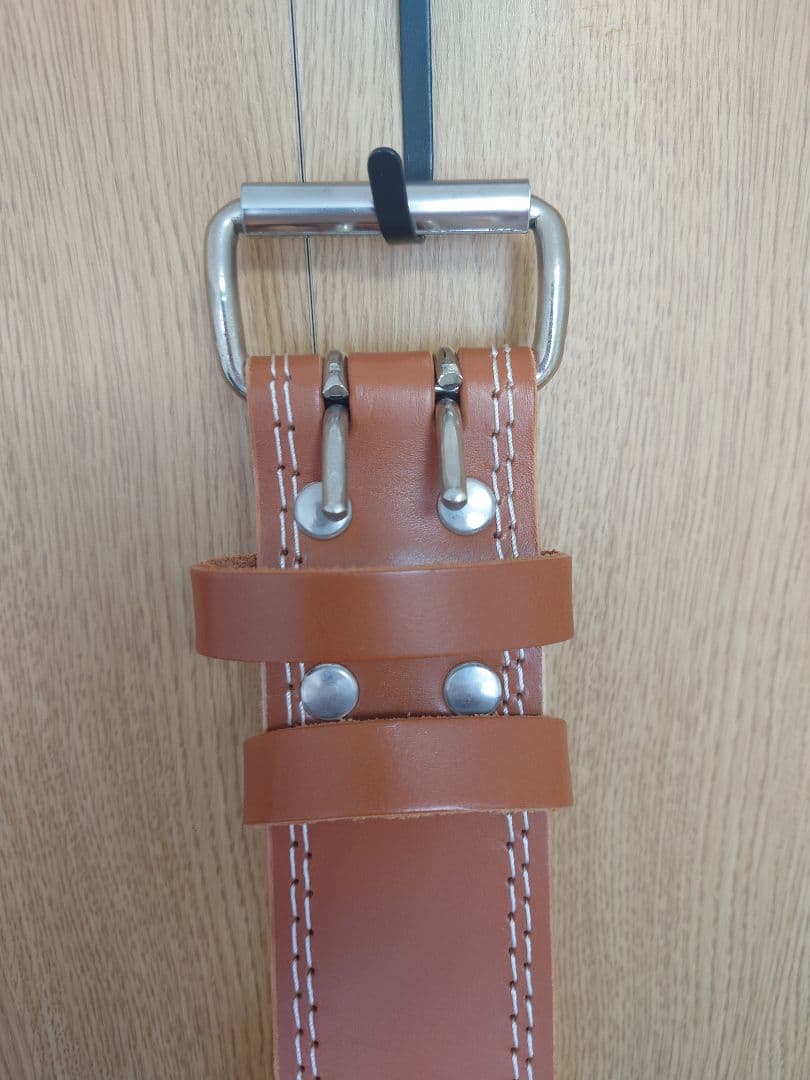 GOLD'S GYM レザー トレーニングパワーベルト