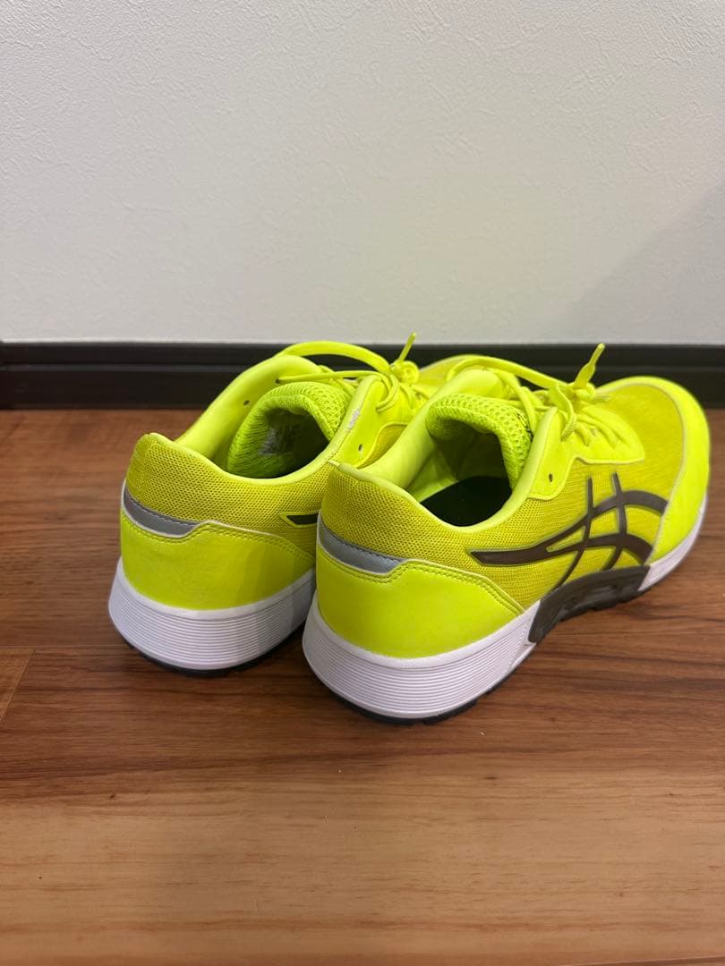 ASICS 蛍光イエロー　安全靴　28cm ⑩