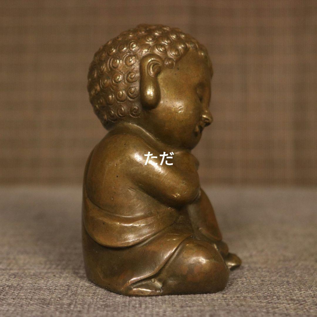 銅器 釈迦牟尼仏 茶台茶寵 書卓 装飾品 工芸品 置物