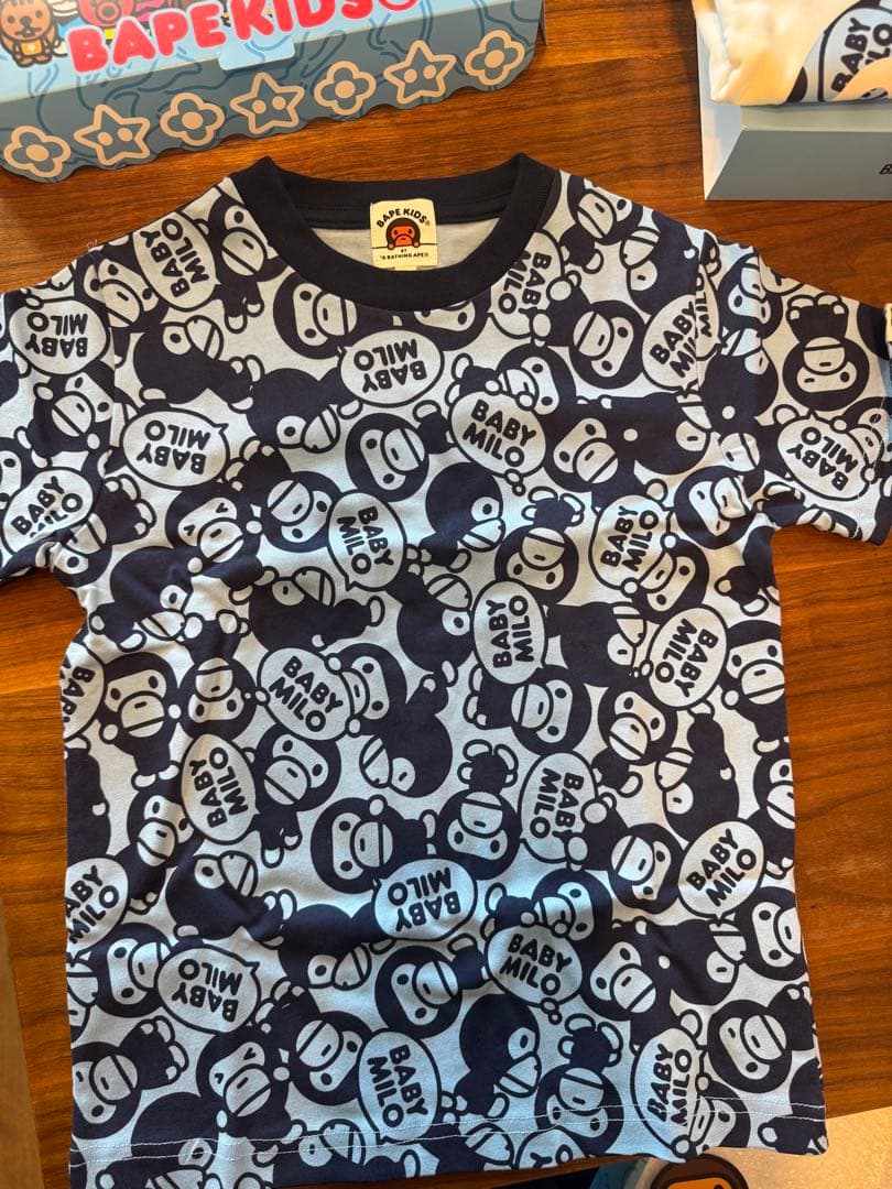 新品⭐︎BAPE KIDS BABY MILO Tシャツ・パンツセット　120cm