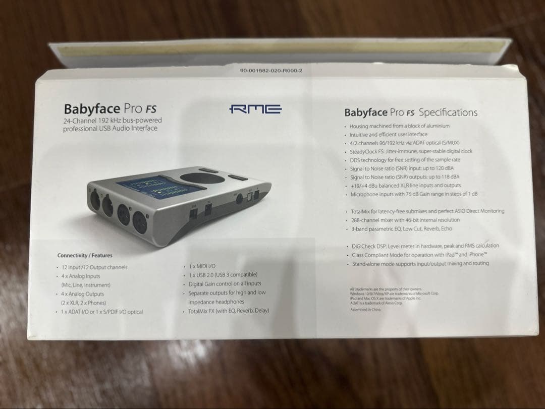 RME Babyface Pro FS オーディオインターフェイス