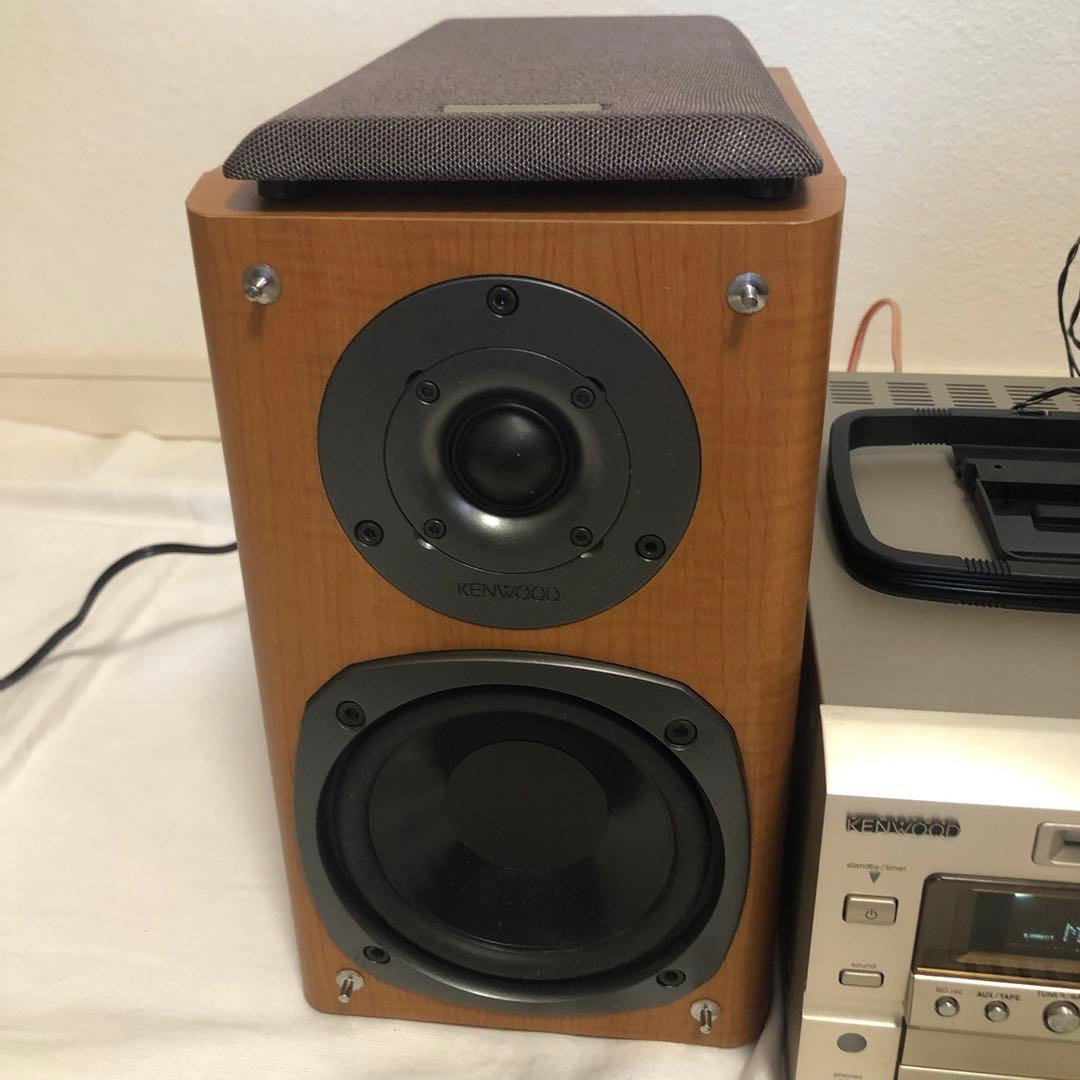 送料込★動作美品★KENWOOD RD-HD7MD リモコン付 CD/MD再生可
