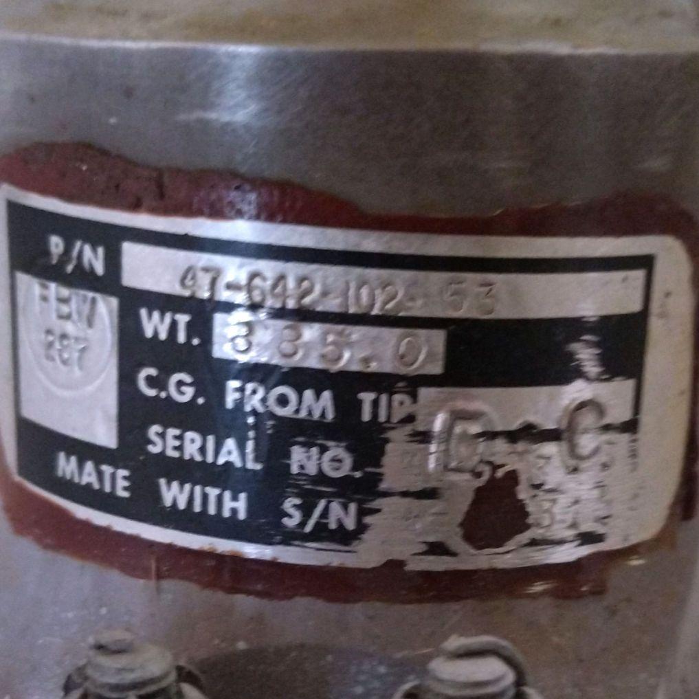 ヘリコプター　プロペラ本物の尾翼【超激レア】 昭和　たのメル便送料込み