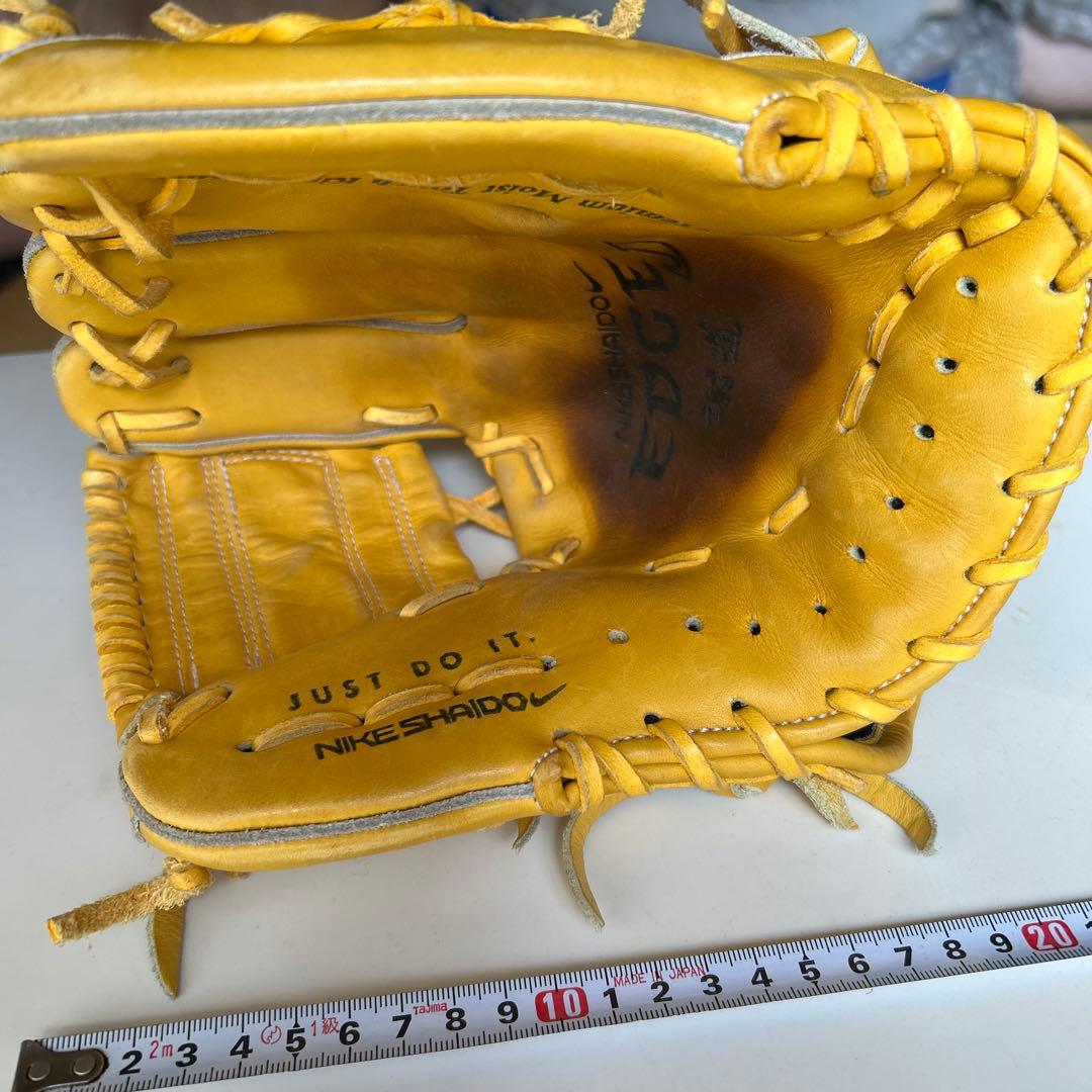 ナイキ SHAIDO EDGE 硬式野球グローブ イエロー