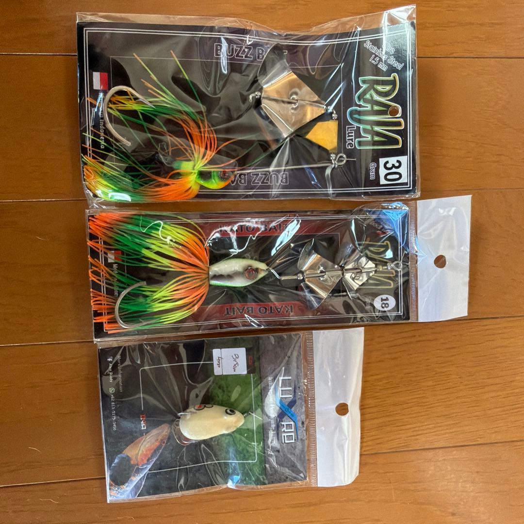 RAJAスピナーベイト・バズベイト 6個セット