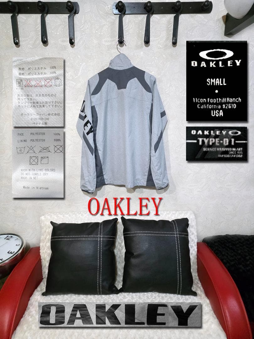 OAKLEY TYPE-01 ジャケット Sサイズ グレー