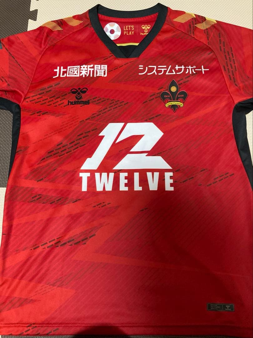 ツエーゲン金沢　庄司朋乃也選手　39番　2024年　ユニホーム