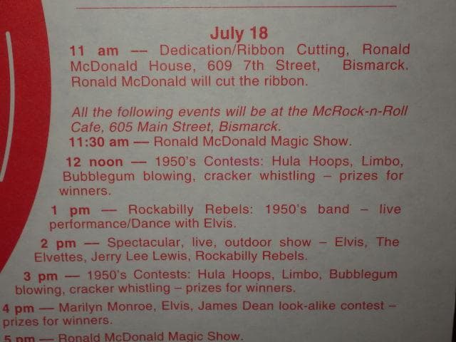 マクドナルド★ポスター★34★ビンテージ★McRock-n-Roll CAFE