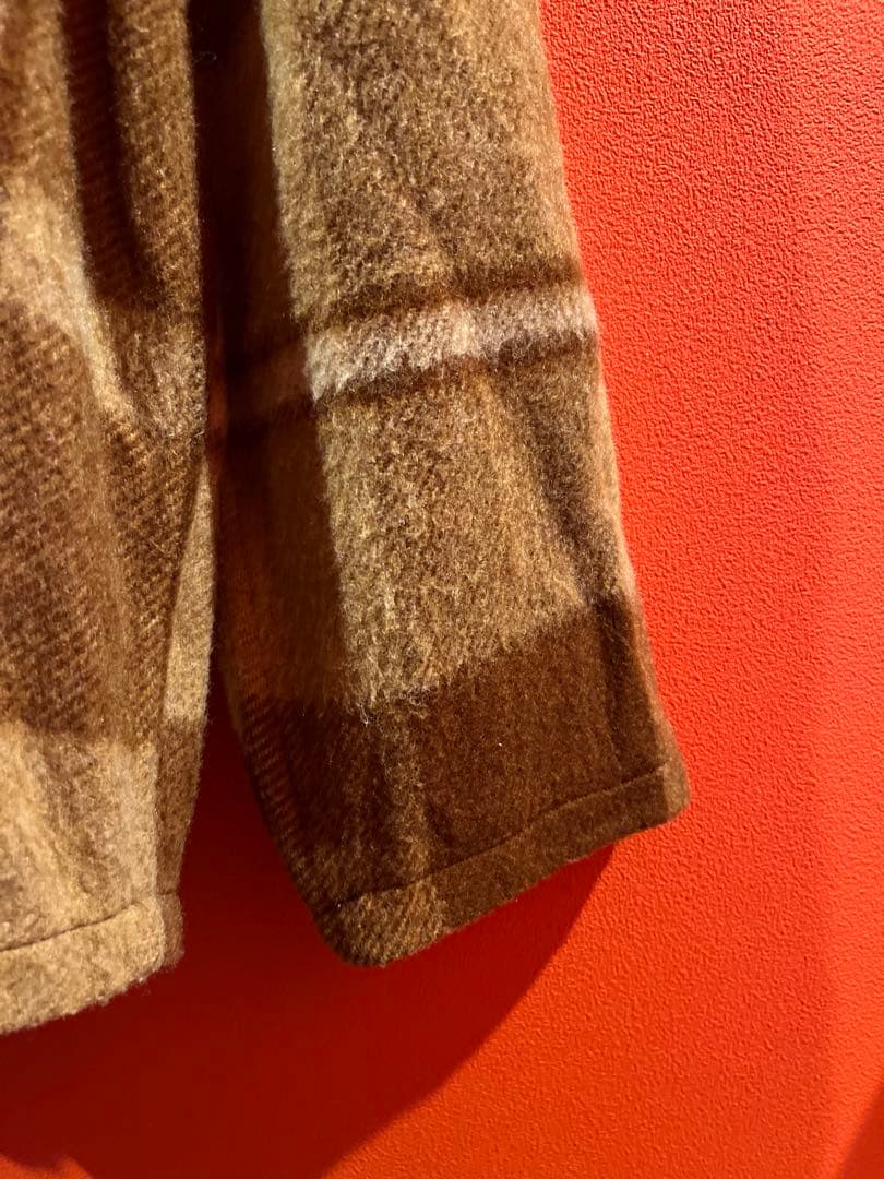ビンテージ　70s Woolrich ハーフジップ　ジャケット　シャツ　チェック