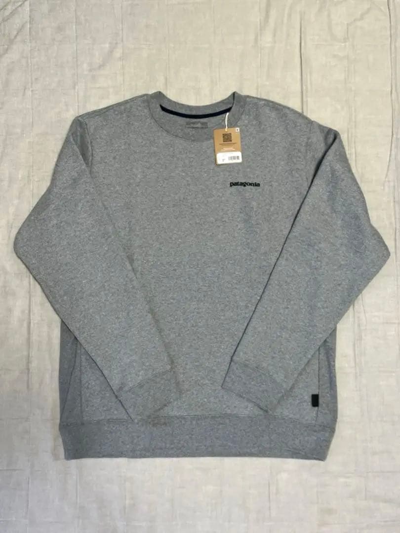 パタゴニア P-6ラベル アップライザルクルースウェットシャツ グレー