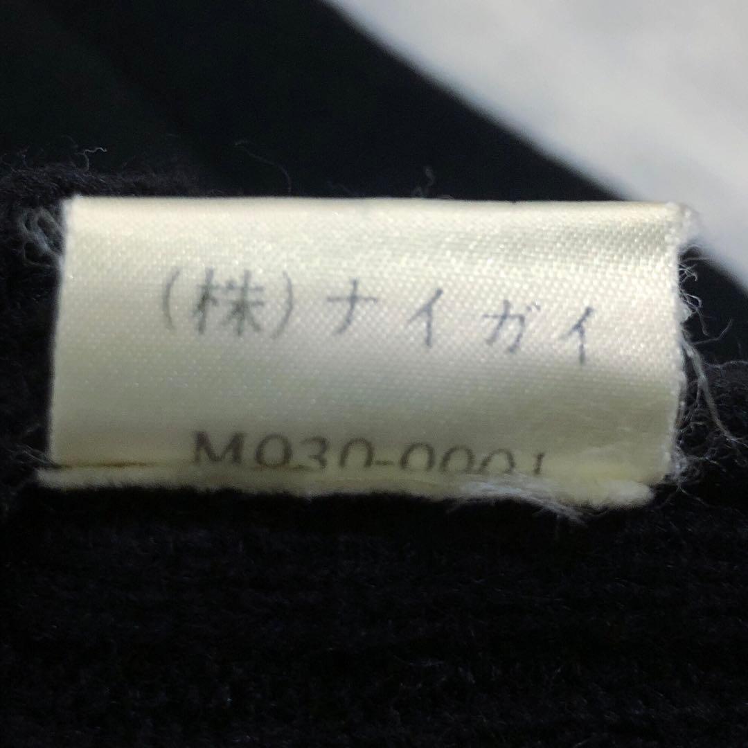 ラルフローレン 黒ニット セーター 90s ワンポイント 赤ポニー 古着