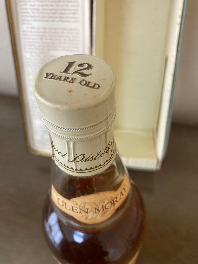 スコッチウイスキー GLEN MORAY 12年　新品未開封(外観は経年劣化)
