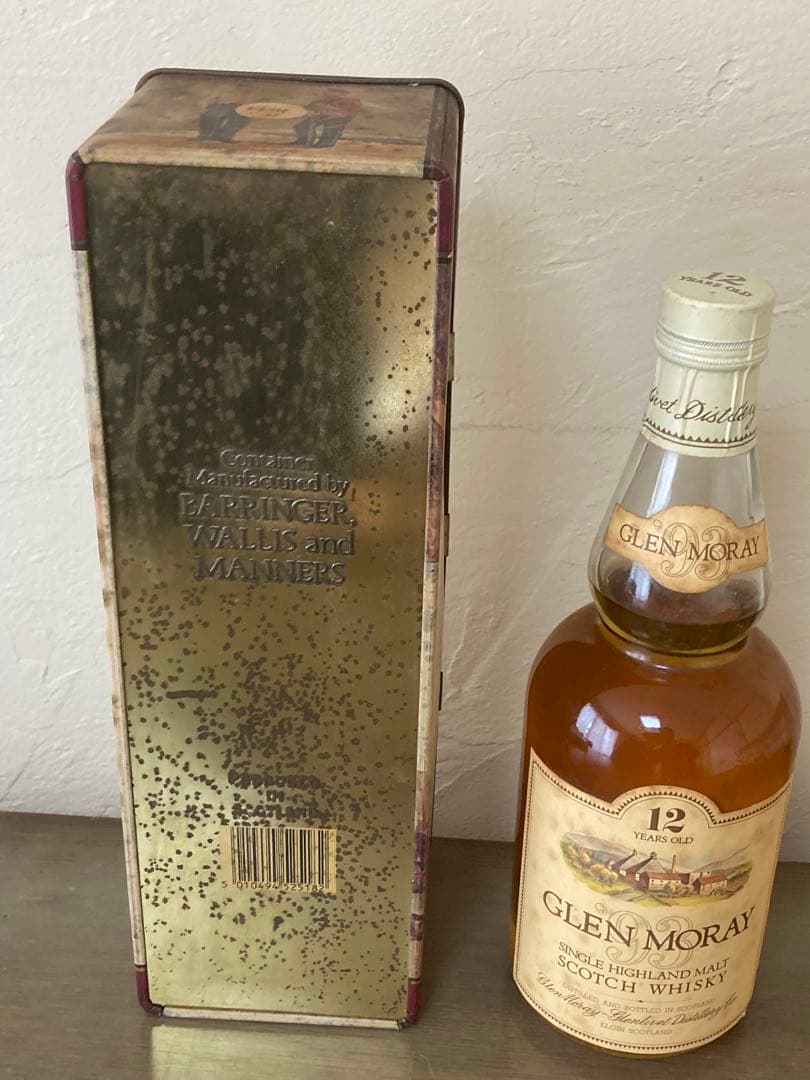 スコッチウイスキー GLEN MORAY 12年　新品未開封(外観は経年劣化)